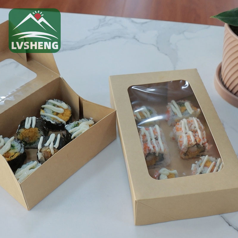 Еко пријателски кутии за ручек за еднократна употреба